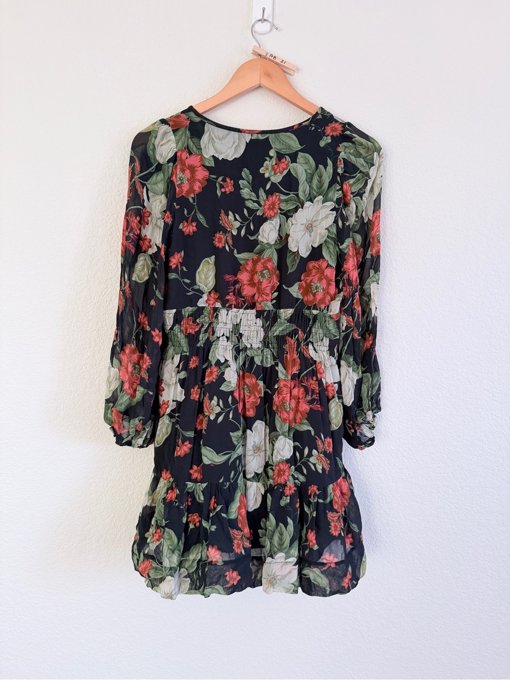 Anthropologie Somerset dress in Black Floral size small - Picture 11 of 15